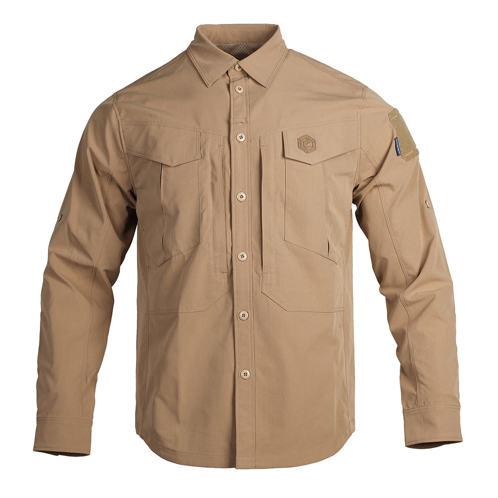 Military Shirt Men - ايمرسونجير الأزرق التسمية المنحف التكتيكية قميص