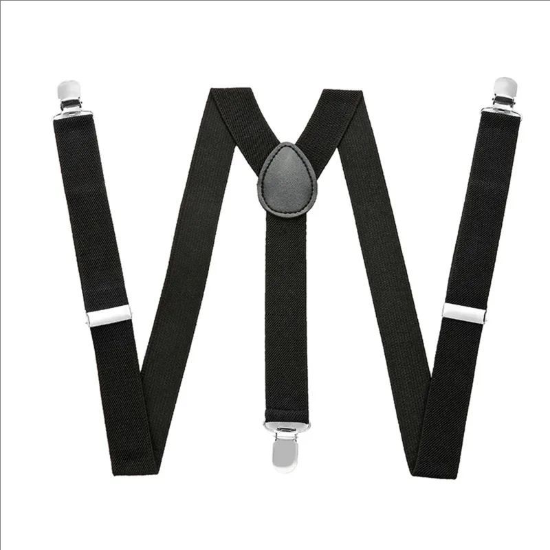 Suspenders Clip Men - حمالات بنطلون رجالية شديدة التحمل، مرنة