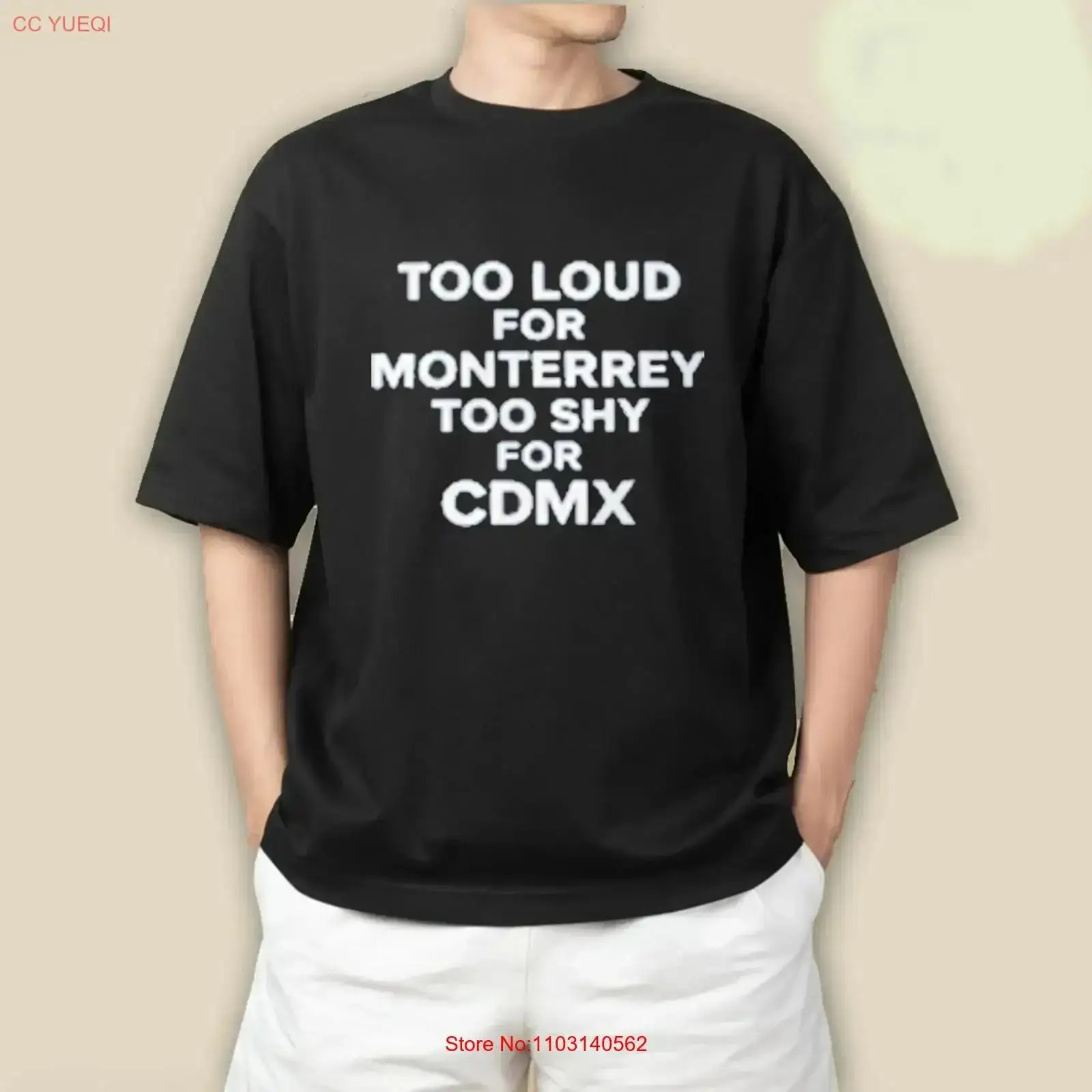 Men'S Fashion Monterrey - تي شيرت Too Loud For Monterrey