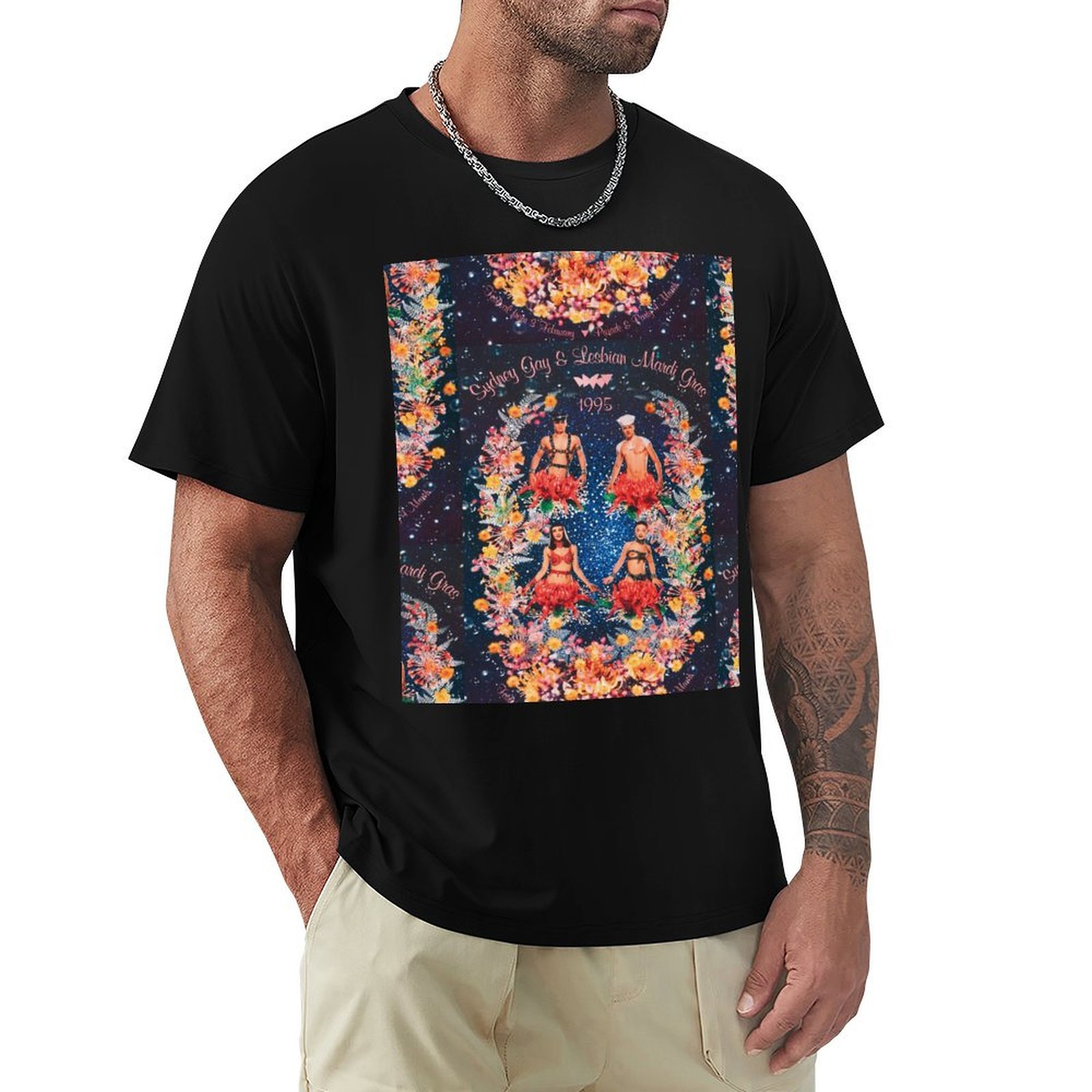 Men'S Fashion Sydney - تي شيرت مطبوع عليه حروف بتصميم