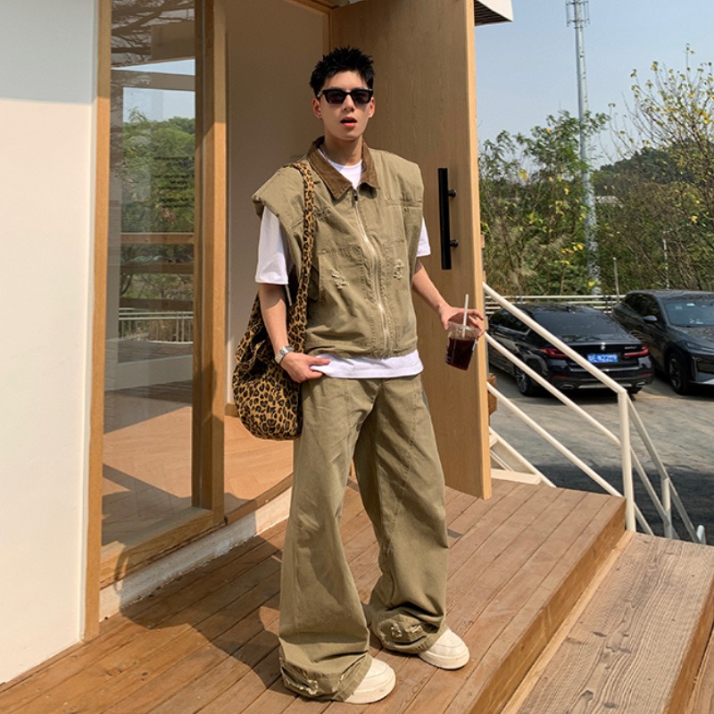 Men'S Fashion Pants - سترة دنيم رجالية بتصميم عصري من