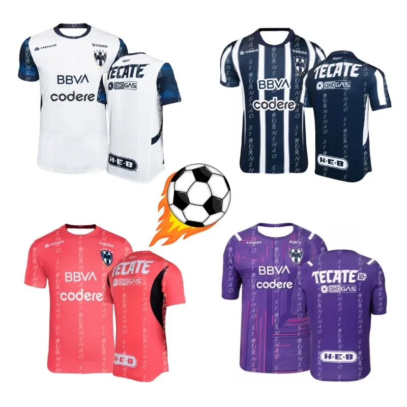 Men'S Fashion Monterrey - 2025-26 جديد وصول نمط Rayados مونتيري