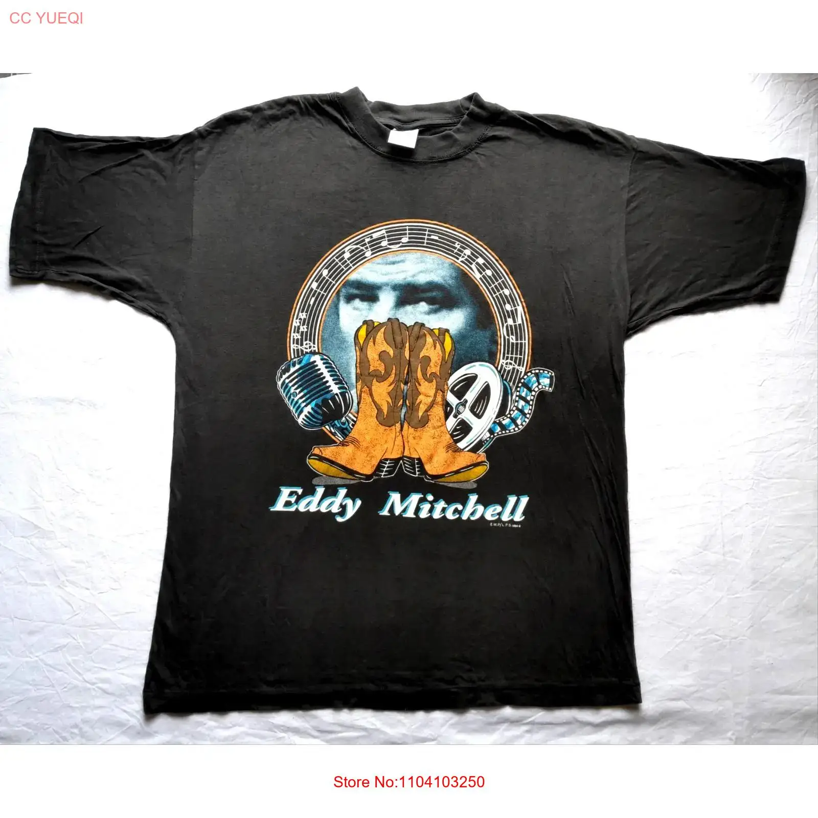 Xl Men'S Fashion - تي شيرت إيدي ميتشل الأصلي النادر