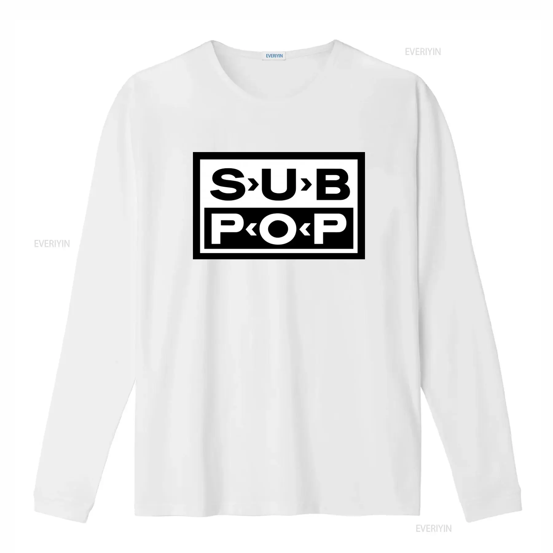 تي شيرت بشعار Sub Pop أسود مع  - مراجعة Mens Fashion Black Shirt وسعره