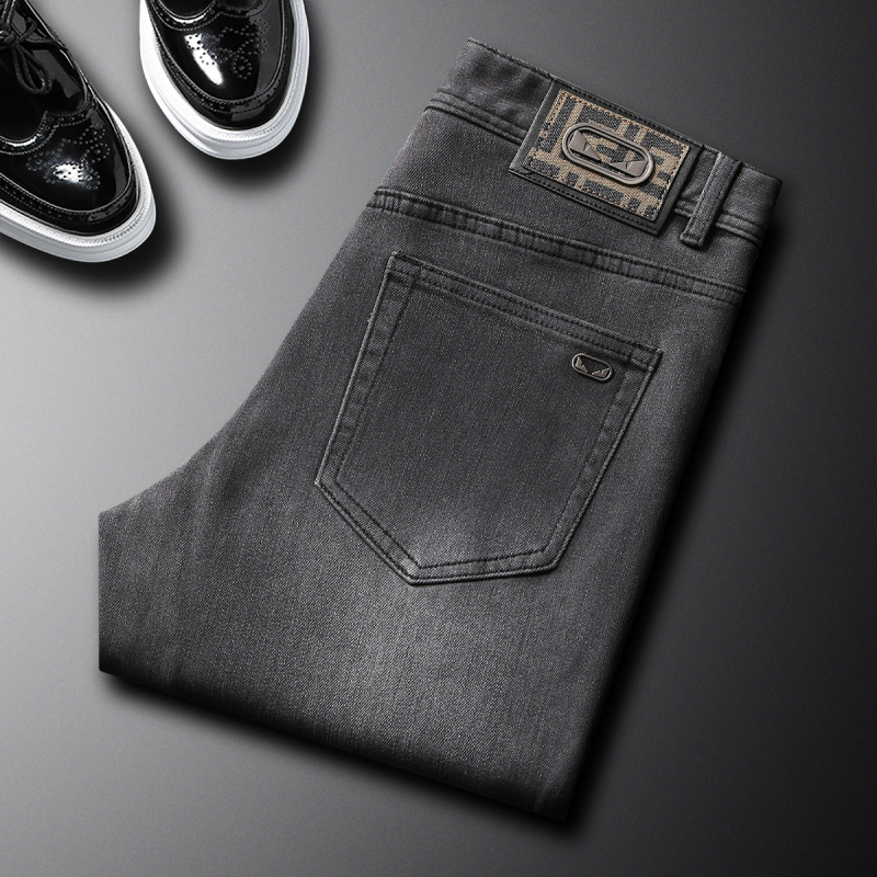 جينز رجالي ماركة عصرية جديدة ل - مراجعة Men'S Fashion Grey Jeans وسعره