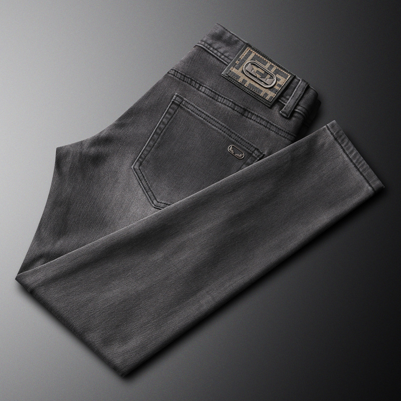 جينز رجالي ماركة عصرية جديدة ل - مراجعة Men'S Fashion Grey Jeans وسعره