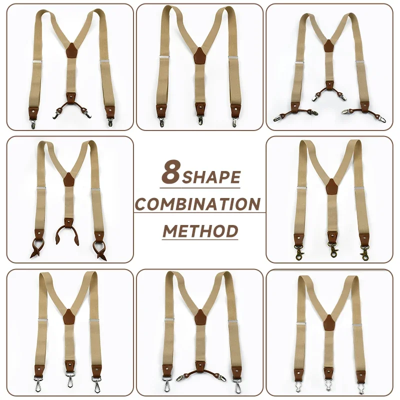 Deepeel 1 مجموعة 3.5*125 سنتيم - مراجعة Suspenders Clip Men وسعره
