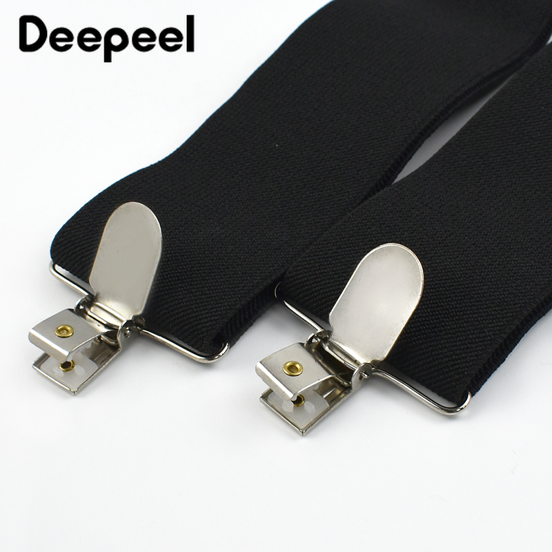 Deepeel موضة 5 سنتيمتر واسعة ا - مراجعة Suspenders Clip Men وسعره