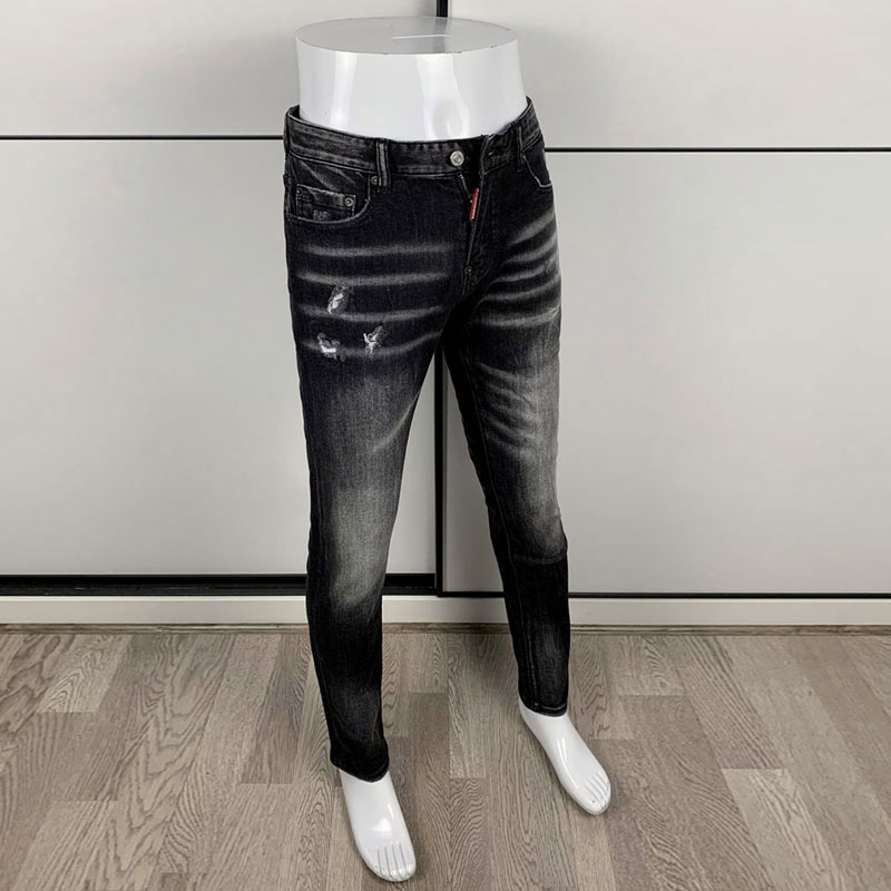 شارع أزياء الرجال ضيق أسود رما - مراجعة Men'S Fashion Grey Jeans وسعره