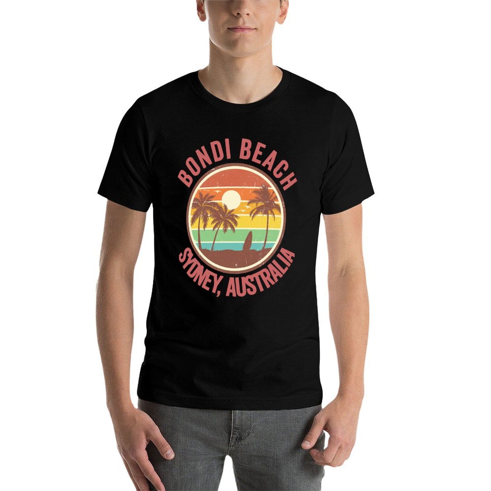 تي شيرت ريترو بوندي بيتش سيدني - مراجعة Men'S Fashion Sydney وسعره