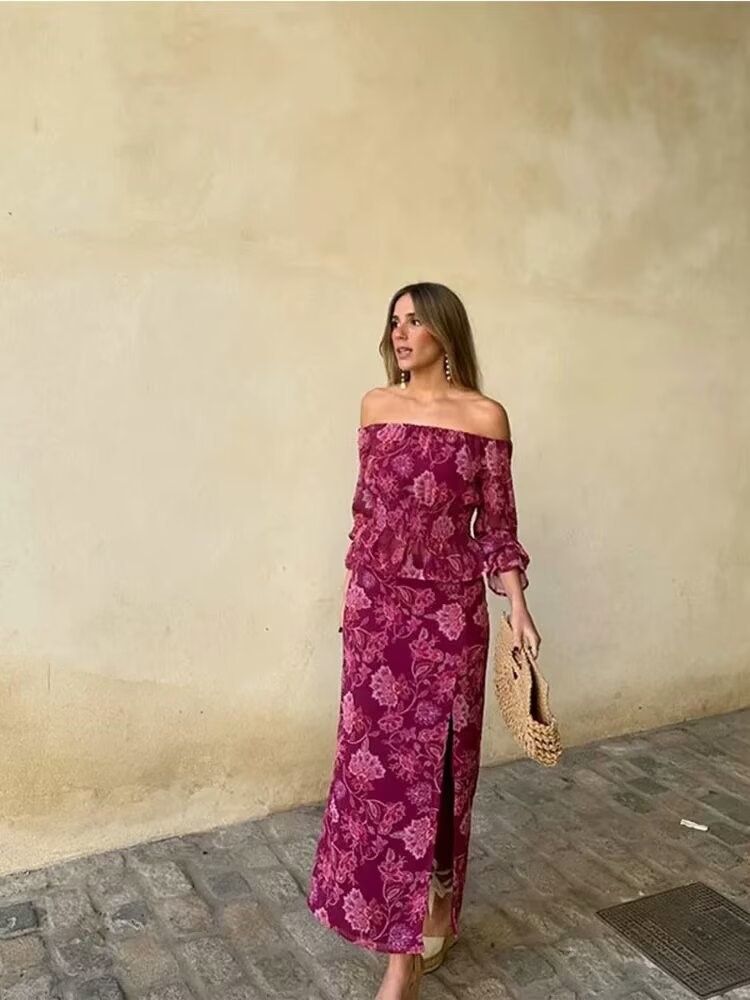 طقم كلاسيكي مثير أنيق مطبوع مك - مراجعة Mens Fashion Summer 2025 وسعره
