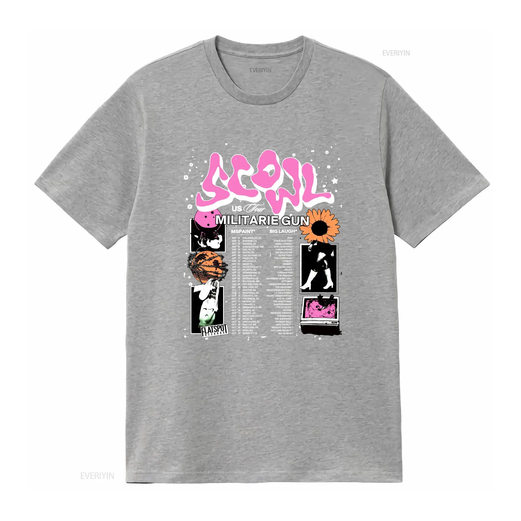 تي شيرت للبالغين من Scowl and  - مراجعة Military Shirt Men وسعره