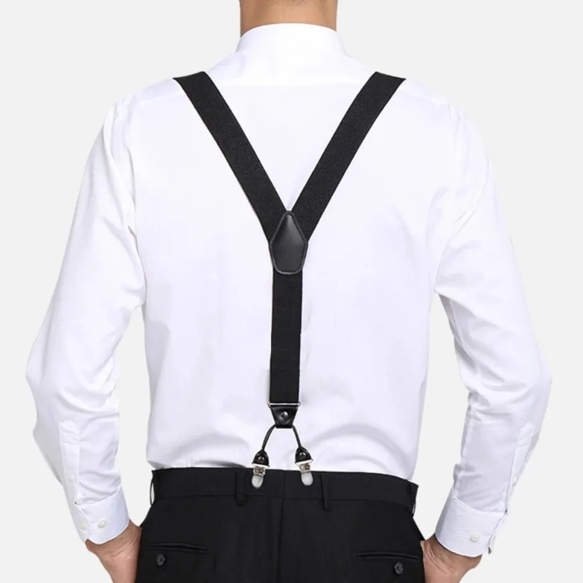 حمالات بنطلون رجالية عصرية شدي - مراجعة Suspenders Clip Men وسعره