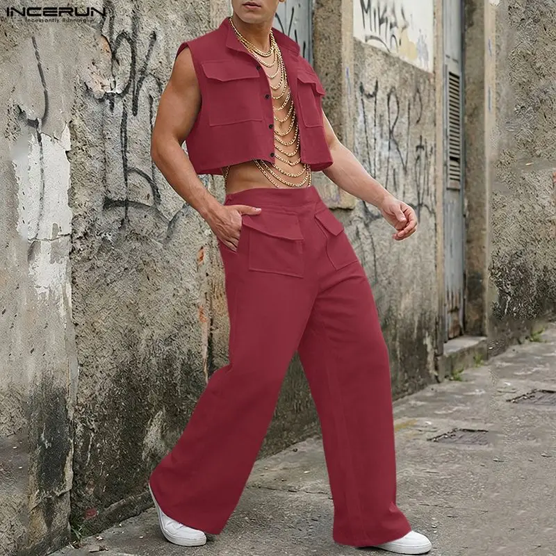 طقم رجالي من INCERUN، قميص بدو - مراجعة Men'S Fashion Pants وسعره