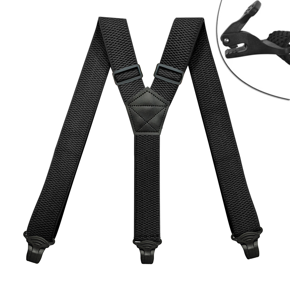 الحمالات الثقيلة للرجال العمل  - مراجعة Suspenders Clip Men وسعره