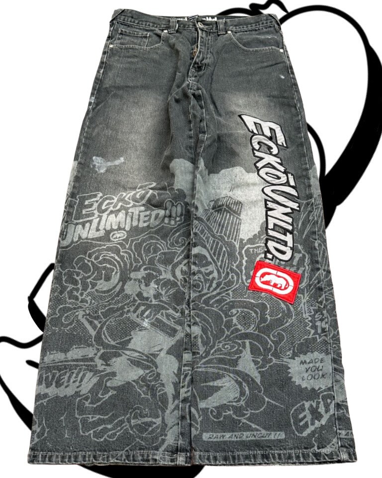 جينز أمريكي عصري مطبوع، بنطلون - مراجعة Men'S Fashion Grey Jeans وسعره
