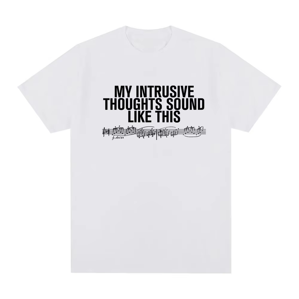 تي شيرت INTRUSIVE THOUGHTS BAB - مراجعة Men'S Fashion Websites وسعره