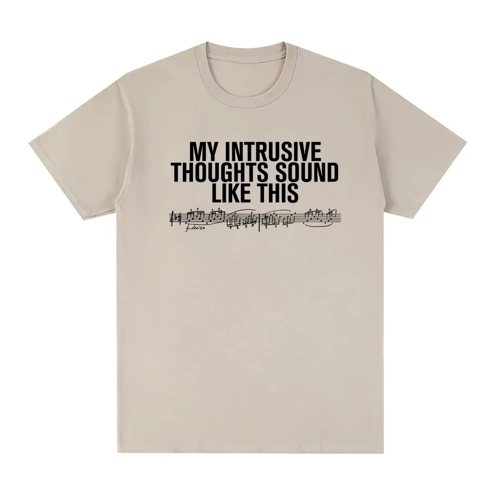 تي شيرت INTRUSIVE THOUGHTS BAB - مراجعة Men'S Fashion Websites وسعره