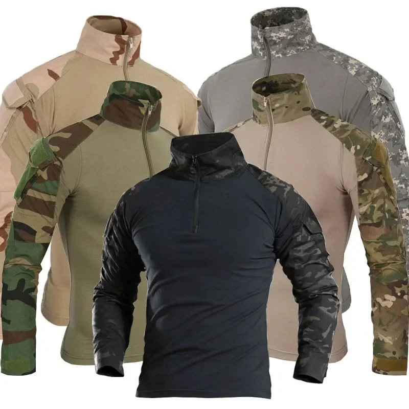 قمصان تكتيكية مموهة للرجال بأك - مراجعة Military Shirt Men وسعره