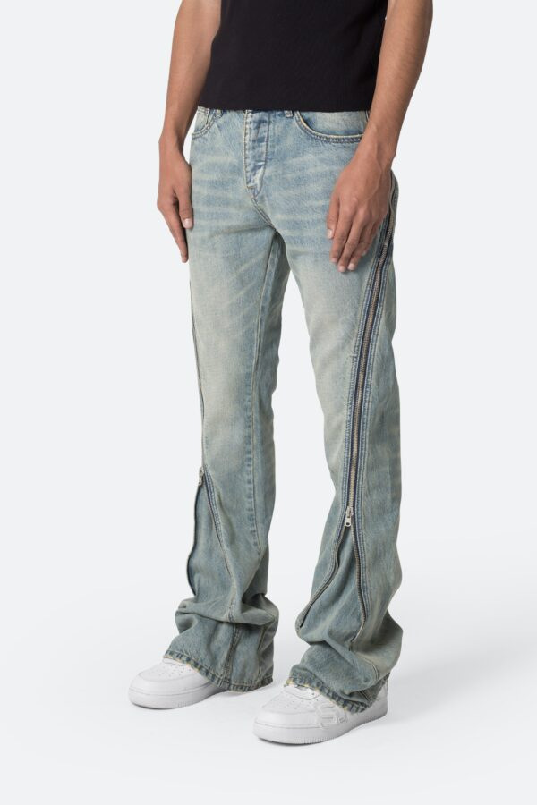 بنطلون جينز رجالي جديد أوروبي  - مراجعة Men'S Fashion Grey Jeans وسعره