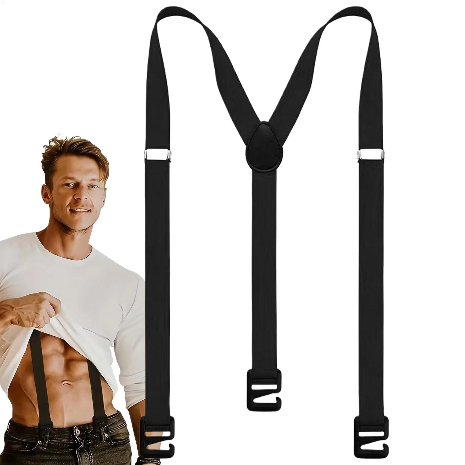 حمالات صدرية على شكل Y شديدة ا - مراجعة Suspenders Clip Men وسعره