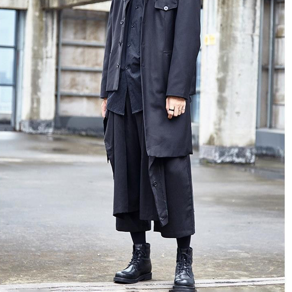 بنطلون قوطي داكن Y2K بأزرار جا - مراجعة Mens Fashion Trend 2026 وسعره