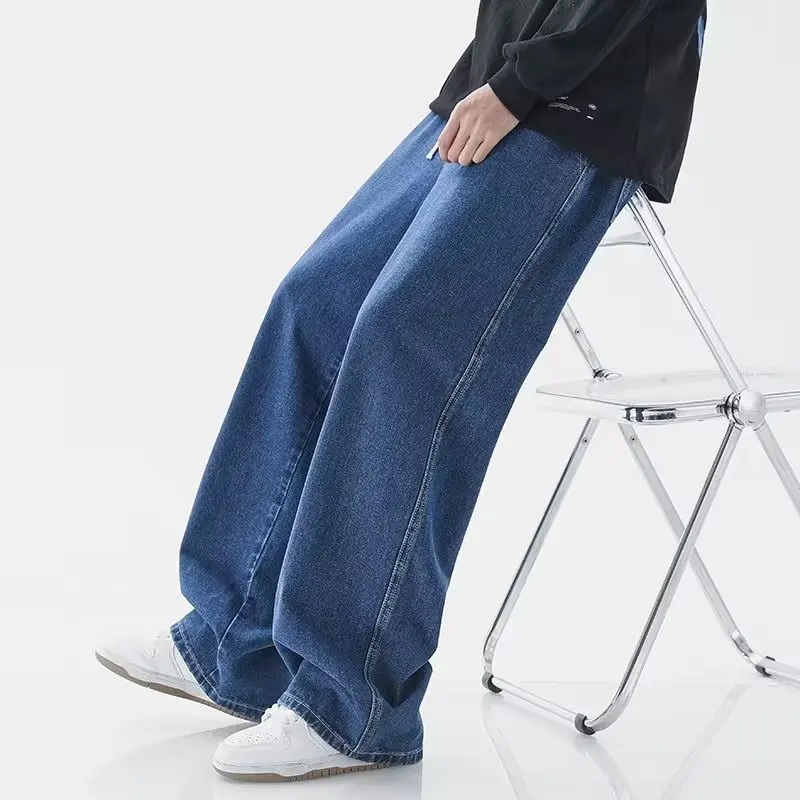 الكورية نمط الشارع الشهير موضة - مراجعة Men'S Fashion Grey Jeans وسعره
