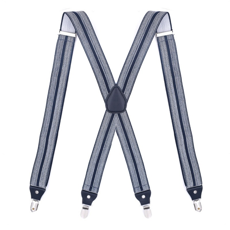 4 مقاطع 2.5/3.5 سنتيمتر واسعة  - مراجعة Suspenders Clip Men وسعره
