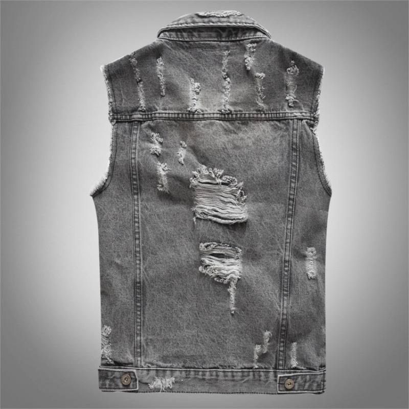 سترات رجالية جديدة من الدنيم ا - مراجعة Men'S Fashion Grey Jeans وسعره