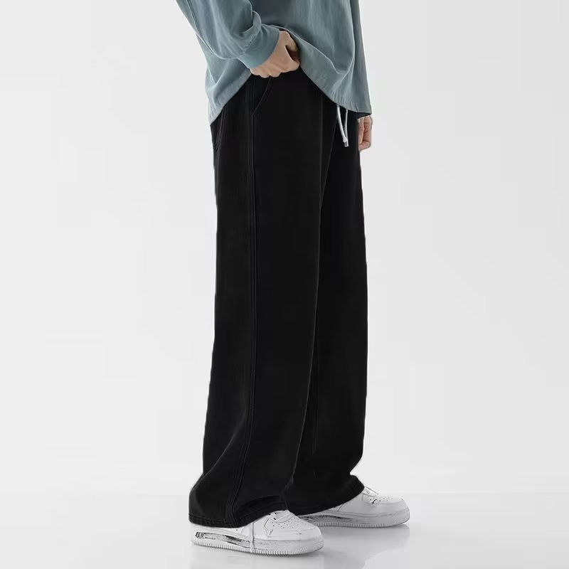 جينز فضفاض للرجال على الموضة ا - مراجعة Men'S Fashion Grey Jeans وسعره