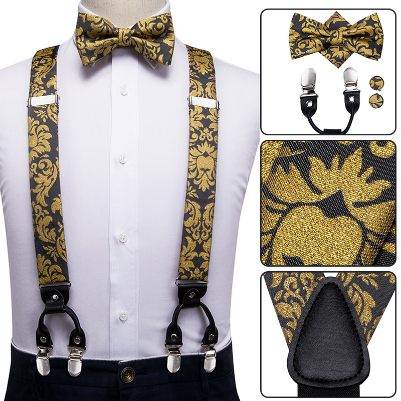 مرحبا التعادل الحرير الكبار ال - مراجعة Suspenders Clip Men وسعره